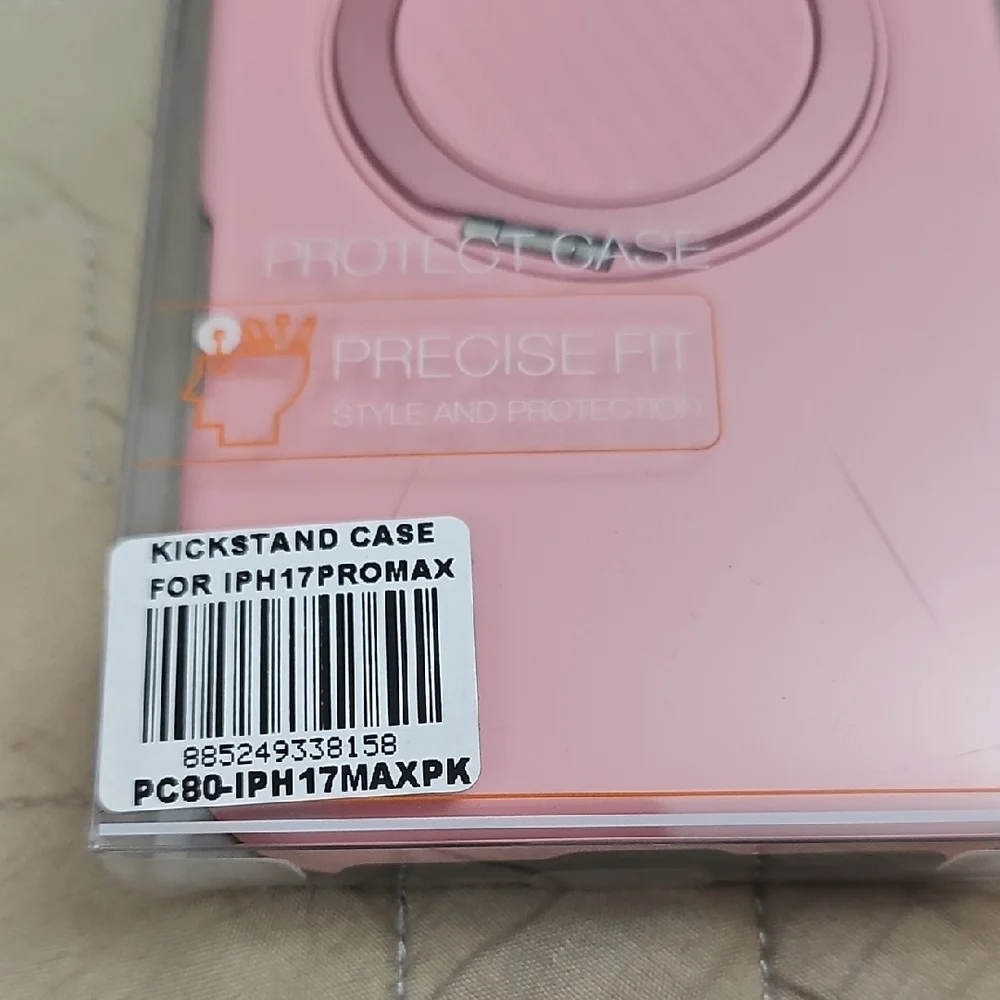 Pink Kickstand Case for iPhone 17 Pro Max